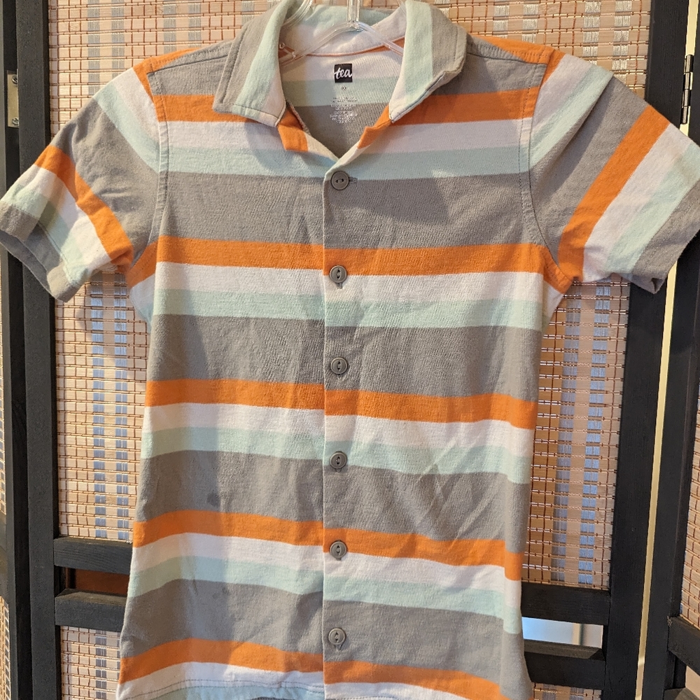 Tea Collection knit collared shirt